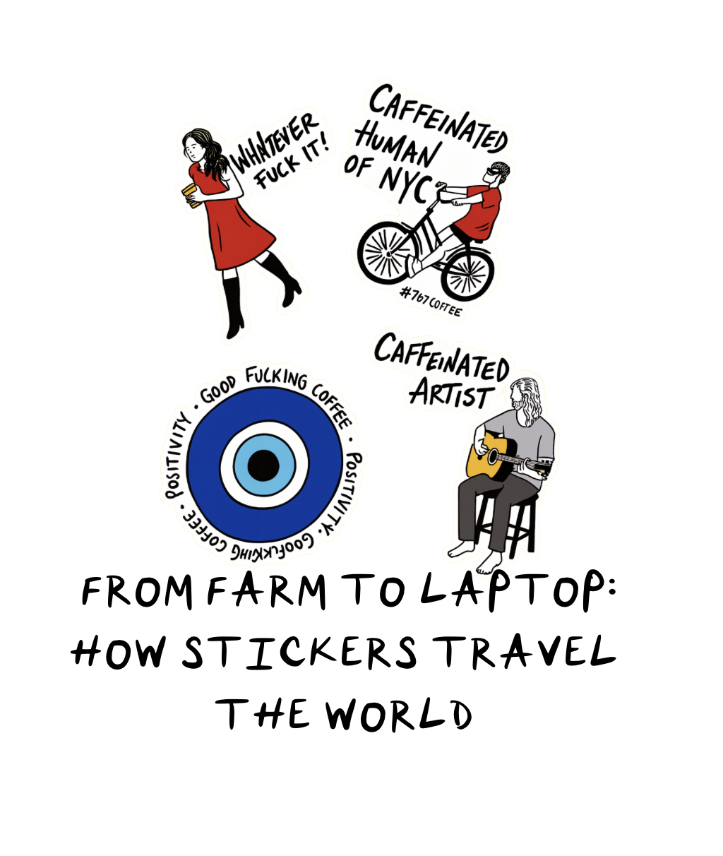 From Farm to Laptop: How 787 Stickers Travel the World
