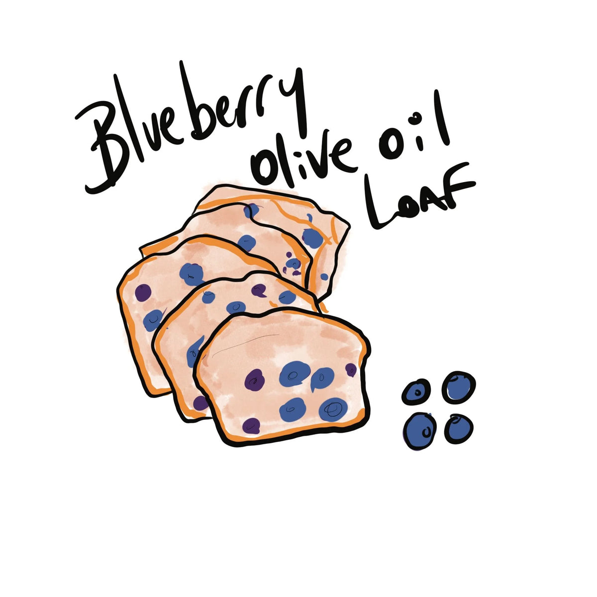 787 Coffee Homemade Blueberry Olive Oil Loaf, The Perfect Pairing For Your Coffee!
