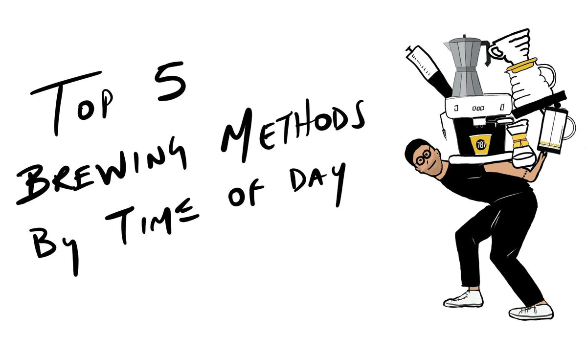 My top 5 coffee brewing methods by time of day