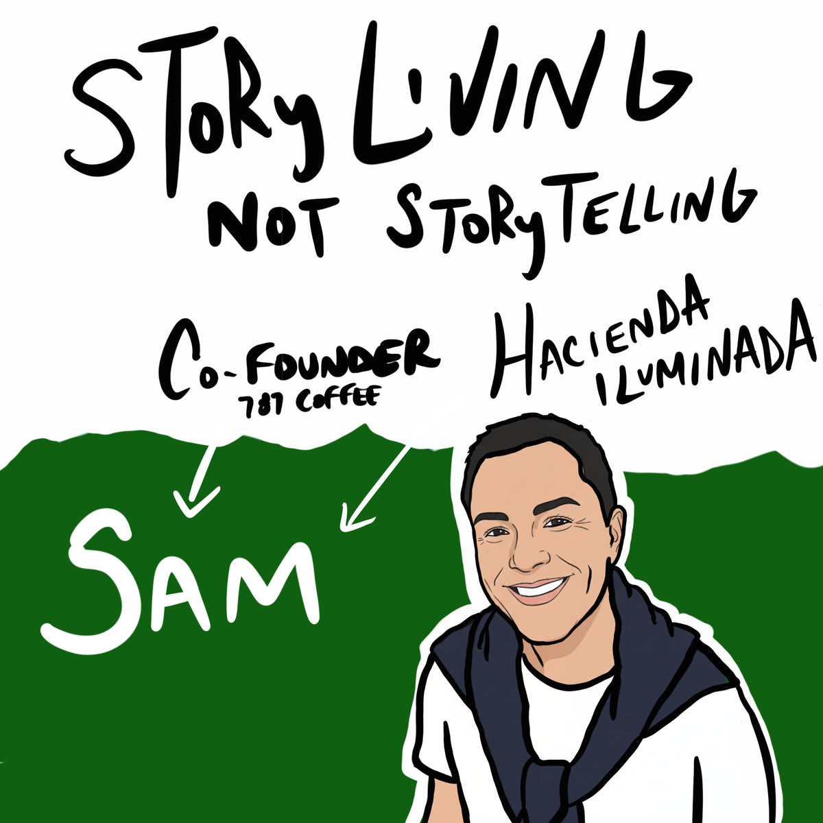 HACIENDA ILUMINADA — STORY LIVING, NOT STORY TELLING
