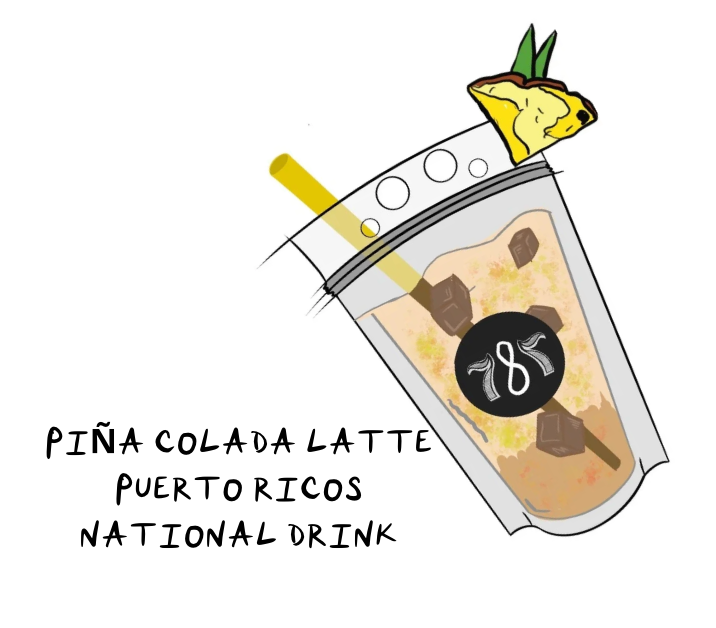 Piña Colada Latte: Puerto Ricos National dink