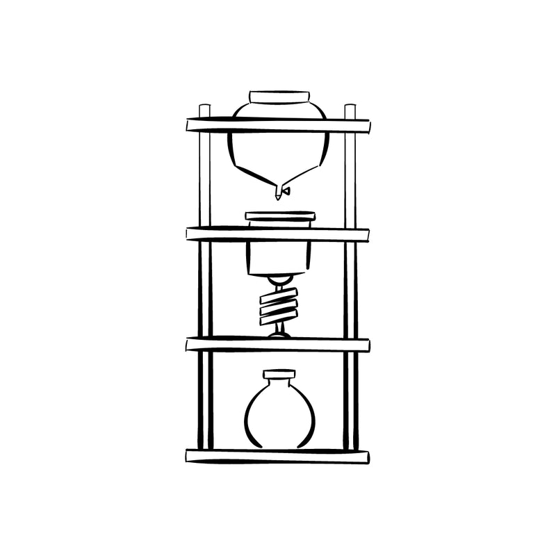 Kyoto Cold Brew brew guide illustration by 787 Coffee