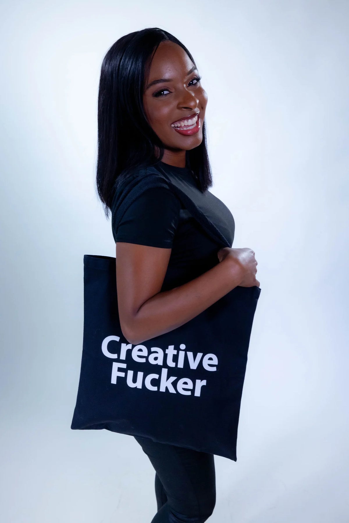 creative Fucker tote bag girl 3 .jpeg